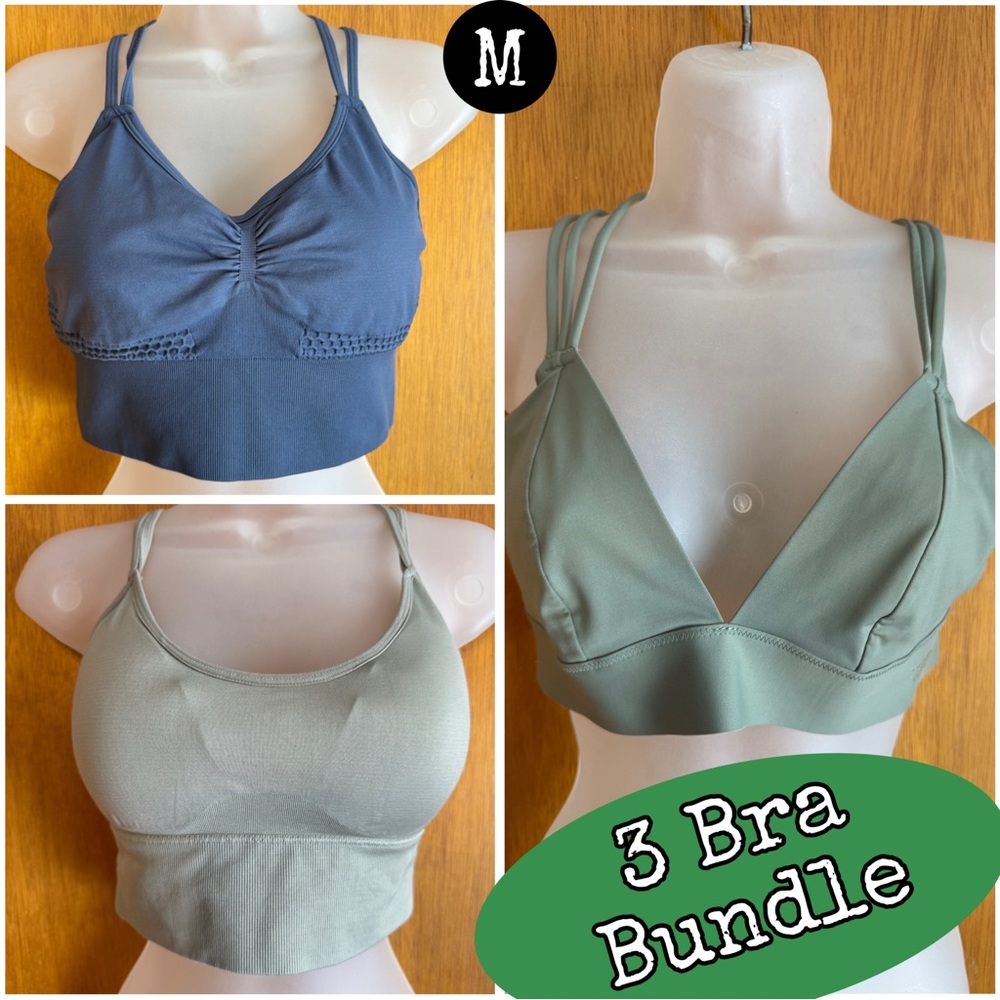Strappy Push Up Bralette Bundle sz M